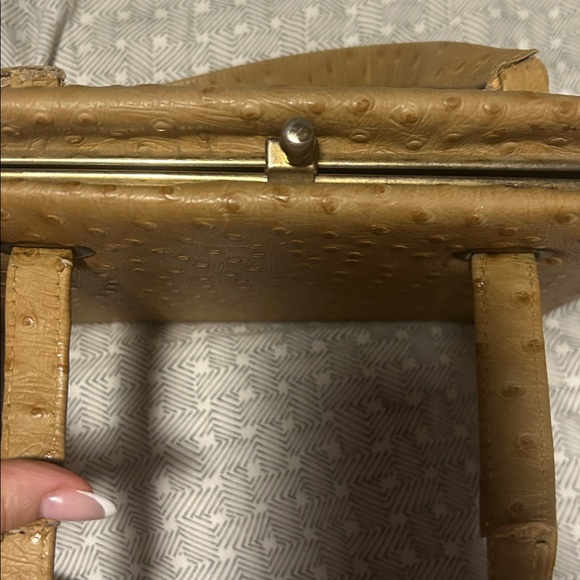 Lennox Bags Vintage Tan Leather Handbag - Picture 3 of 5